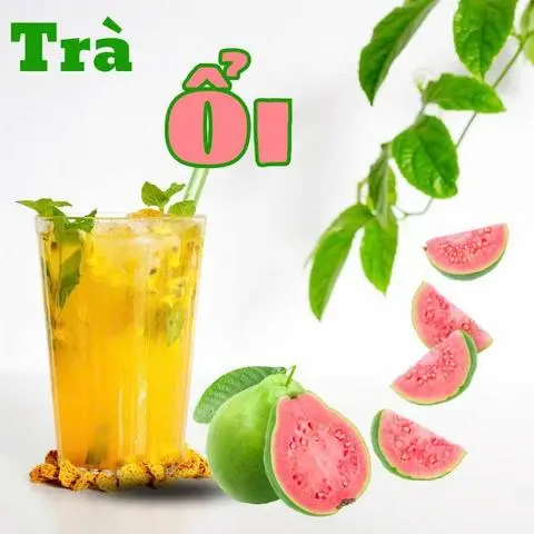 Hình ảnh Trà Ổi Hồng 