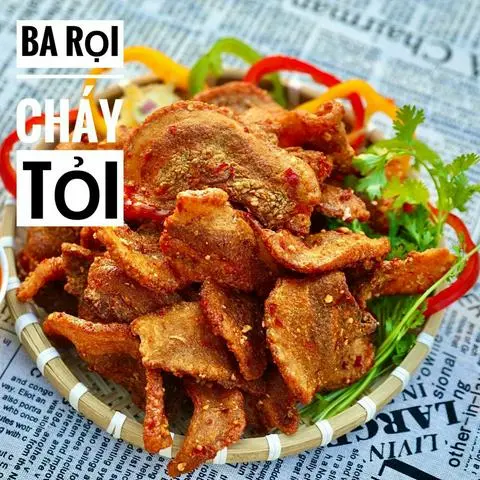 Hình ảnh 200gr Ba rọi sấy tỏi ớt