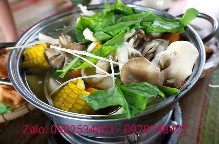 Hình ảnh lẩu nấm chay lớn - 4 người 