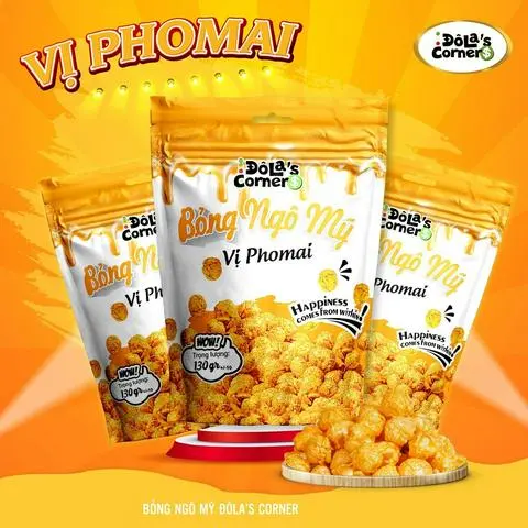 Hình ảnh Bắp Rang Vị Phô Mai