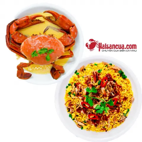 Hình ảnh Combo Cua 1 Con Trứng Muối