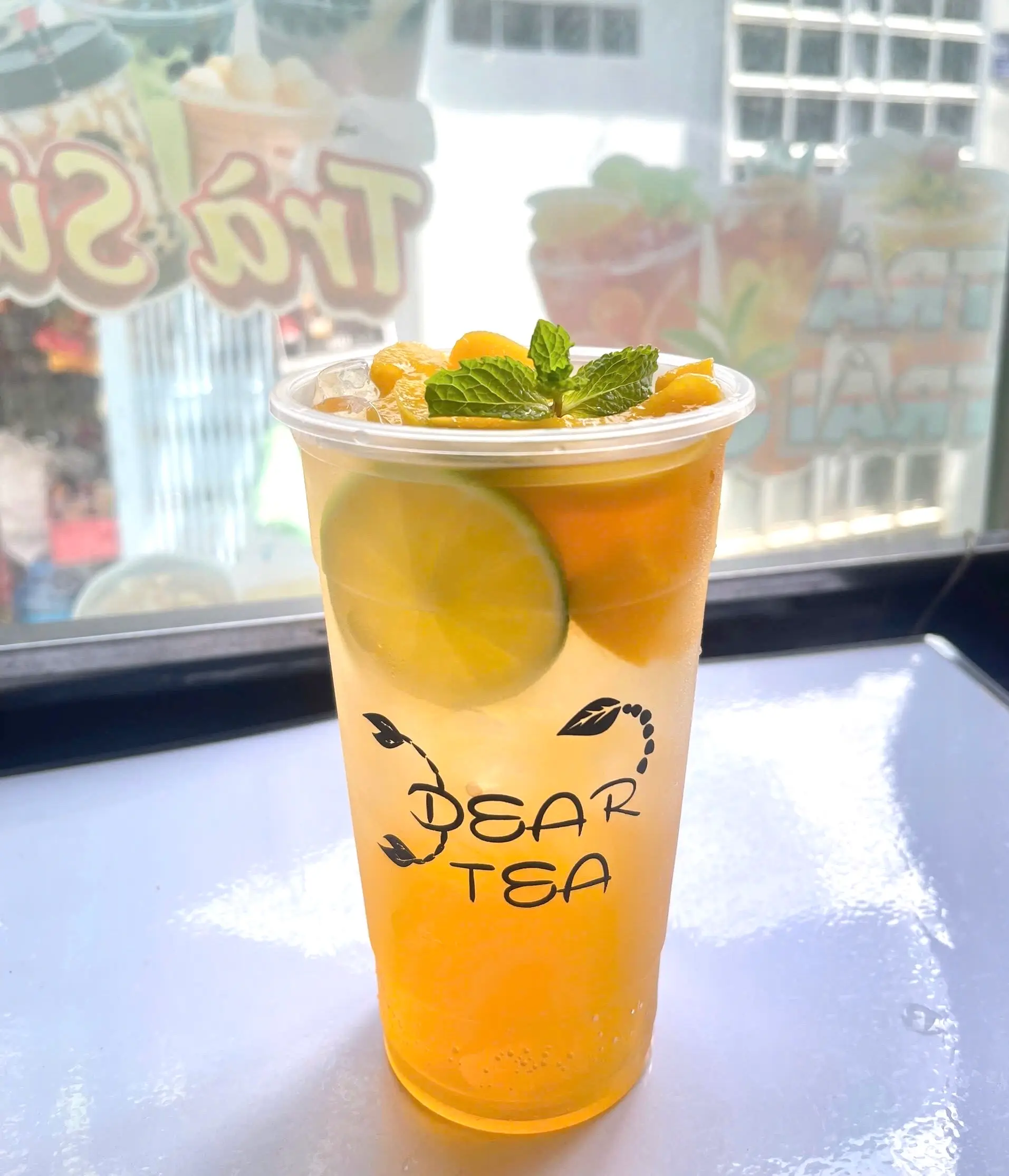 Hình ảnh Trà đào chanh sả 