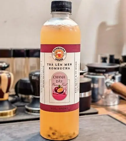 Hình ảnh Kombucha Chanh Dây - Passion Fruit | 500ml
