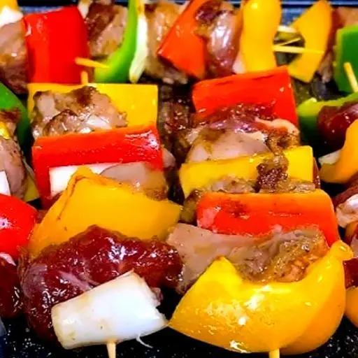 Hình ảnh 3 xiên bò nướng