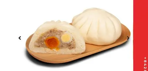 Hình ảnh Bánh bao 1 trứng cút - 1 trứng muối