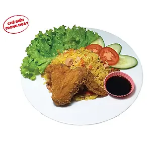 Hình ảnh Cơm chiên cánh gà rán
