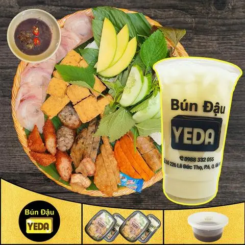 Hình ảnh Bún Đậu Đặc Biệt Mẹt 1 Người + Sữa Đậu Nành