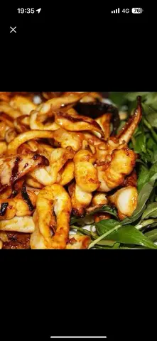 Hình ảnh Mực nướng sate