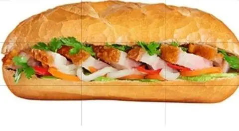 Hình ảnh Bánh mì heo quay 