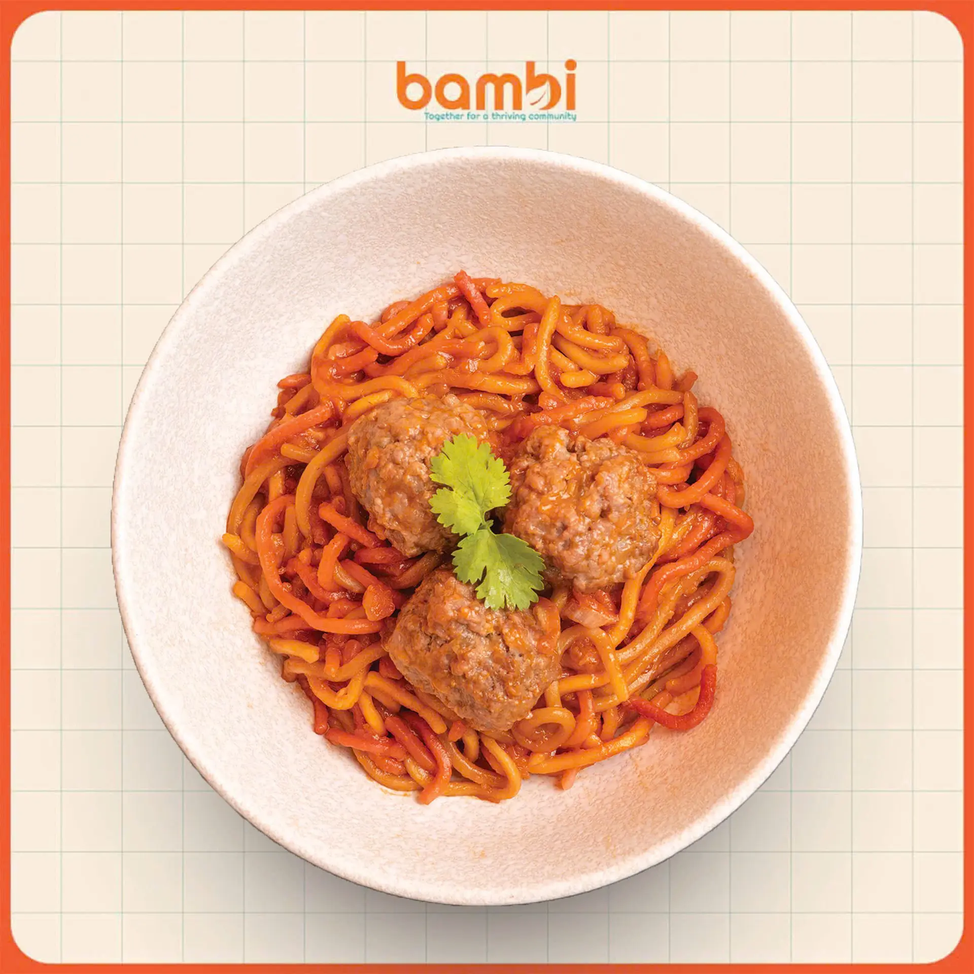 Hình ảnh Mì Bò Viên Xốt Bolognese