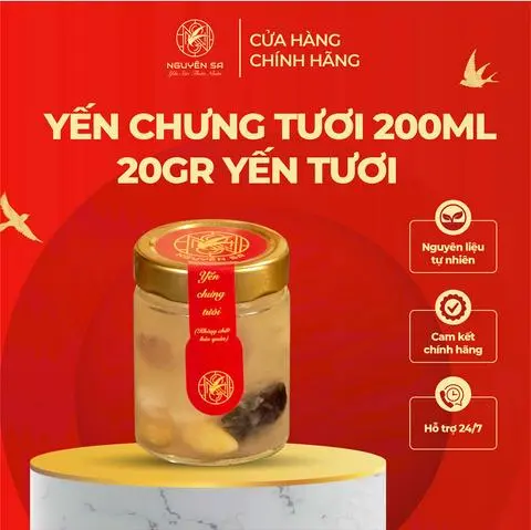 Hình ảnh Yến Chưng Nóng - 20gr yến - Hũ 200ml