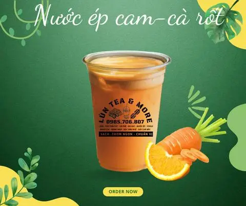 Hình ảnh Nước ép cam - cà rốt