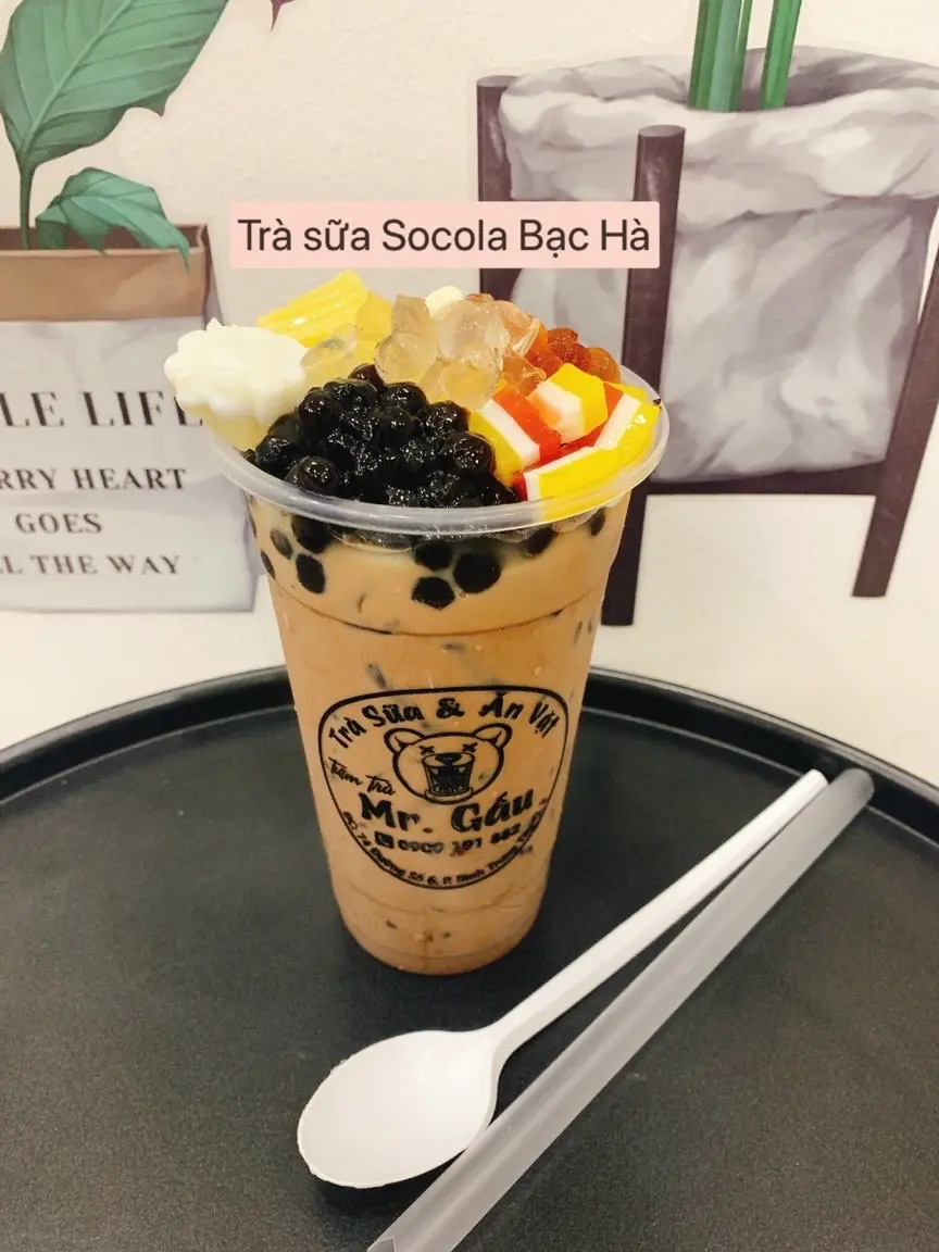Hình ảnh Trà sữa socola - Size M ( Full Toping)