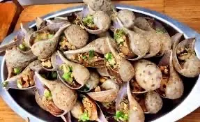 Hình ảnh ốc muỗng nướng mở hành