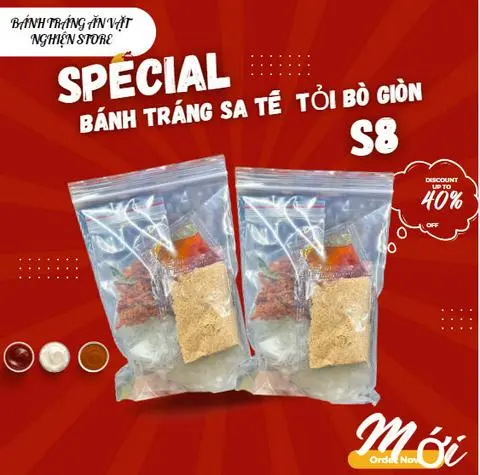 Hình ảnh Bánh Tráng Sa Tế  Tỏi Bò Giòn - S8