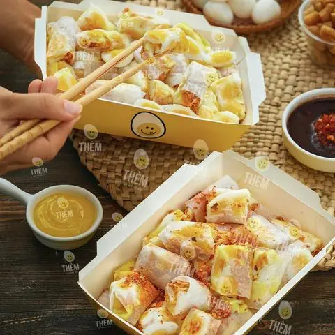 Hình ảnh Bánh Tráng Cuộn Bơ Béo Trứng Lòng Đào