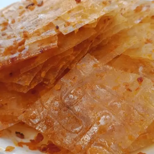 Hình ảnh Bánh Tráng Bơ Muối Tỏi Miếng Vuông - 1 Bịch Lớn