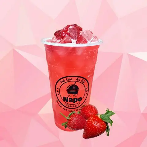 Hình ảnh Trà dâu trân châu ( 700ml )