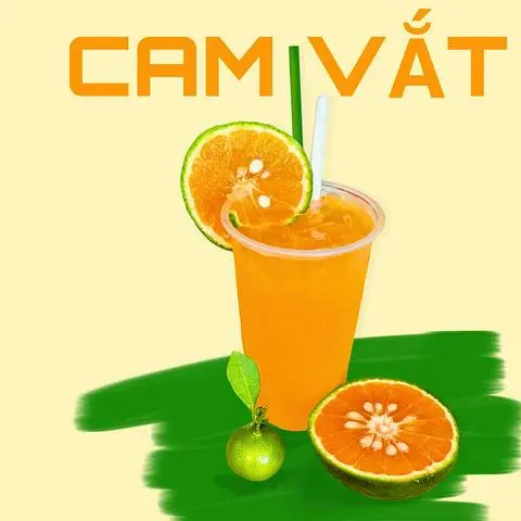 Hình ảnh Nước cam vắt - ly 700ml