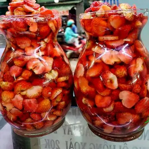 Hình ảnh Trà dâu tươi