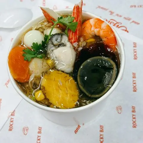 Hình ảnh súp cua full topping  