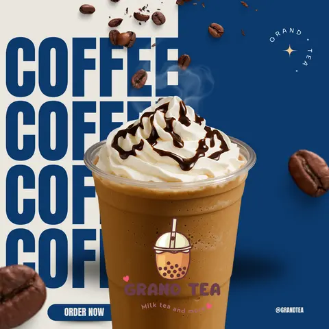 Hình ảnh Cà Phê Đá Xay Kem Cheese/Coffee Frappe with Cheese Milk Foam