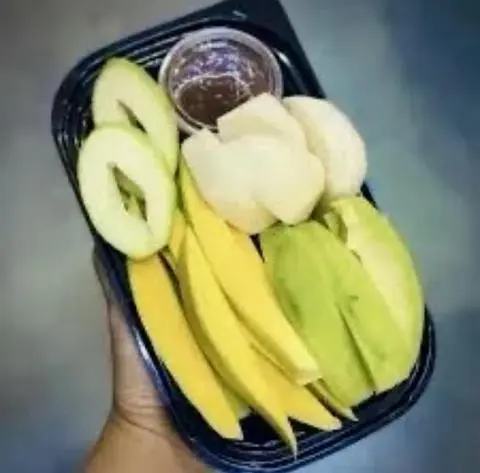 Hình ảnh xoài sắn+ muối tôm