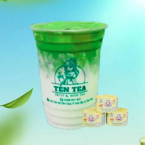 Hình ảnh Matcha sữa gấu