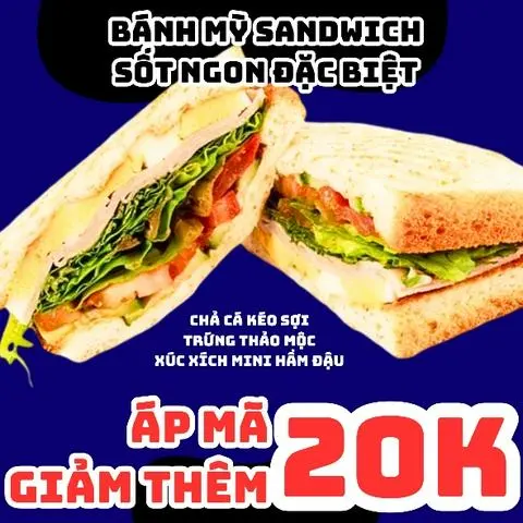 Hình ảnh Bánh Mì Sandwich Sốt Ngon Đặc Biệt 