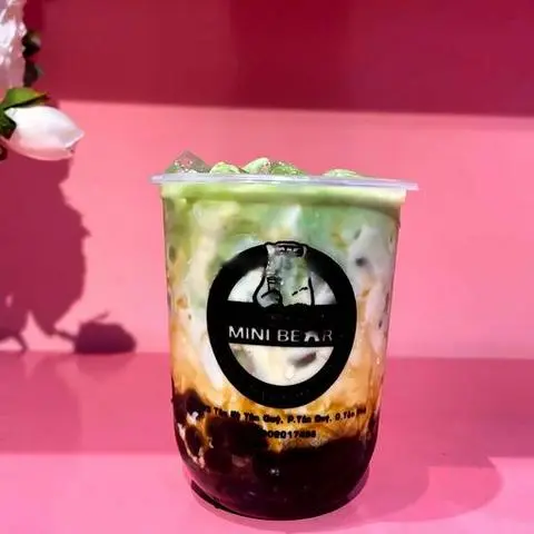Hình ảnh Sữa tươi matcha trân châu đường đen thui (M)