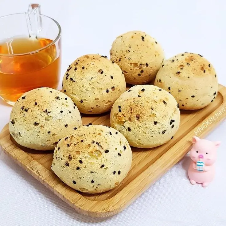 Hình ảnh Bánh Mochi Mè Đen 
