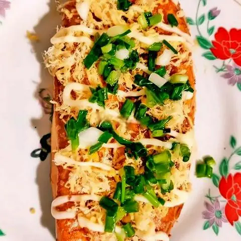 Hình ảnh Bánh mì nướng đã thèm - cay