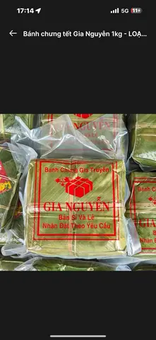 Hình ảnh Combo 2 bánh chưng Gia Nguyễn (loại đặc biệt)