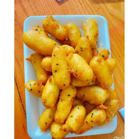 Hình ảnh Crispy and fragrant sweet potatoes/Khoai Lang Kén x250gr ( kèm sốt )