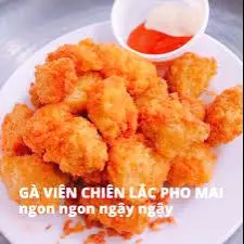 Hình ảnh gà viên lắc phô mai