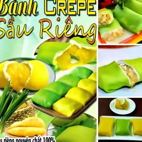 Hình ảnh Crepe sầu riêng