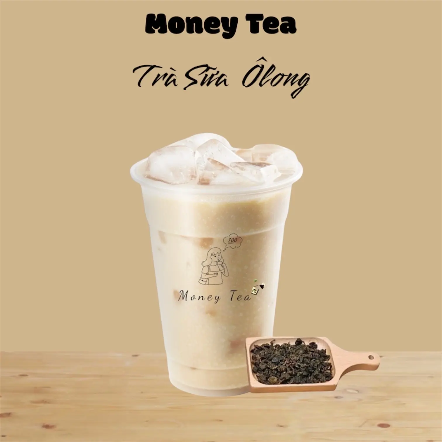 Hình ảnh Trà sữa olong - Ly 700ml