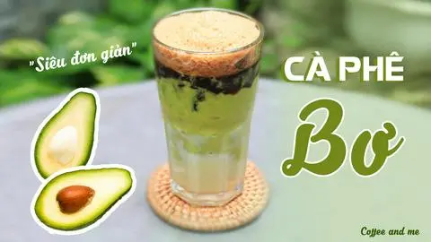 Hình ảnh Sinh tố bơ cafe