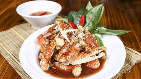 Hình ảnh Càng ghẹ rang me