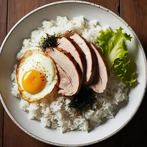 Hình ảnh Cơm Lườn ngỗng Xông khói truyền thống