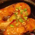 Hình ảnh Cơm mắm kho cá hú và rau sống