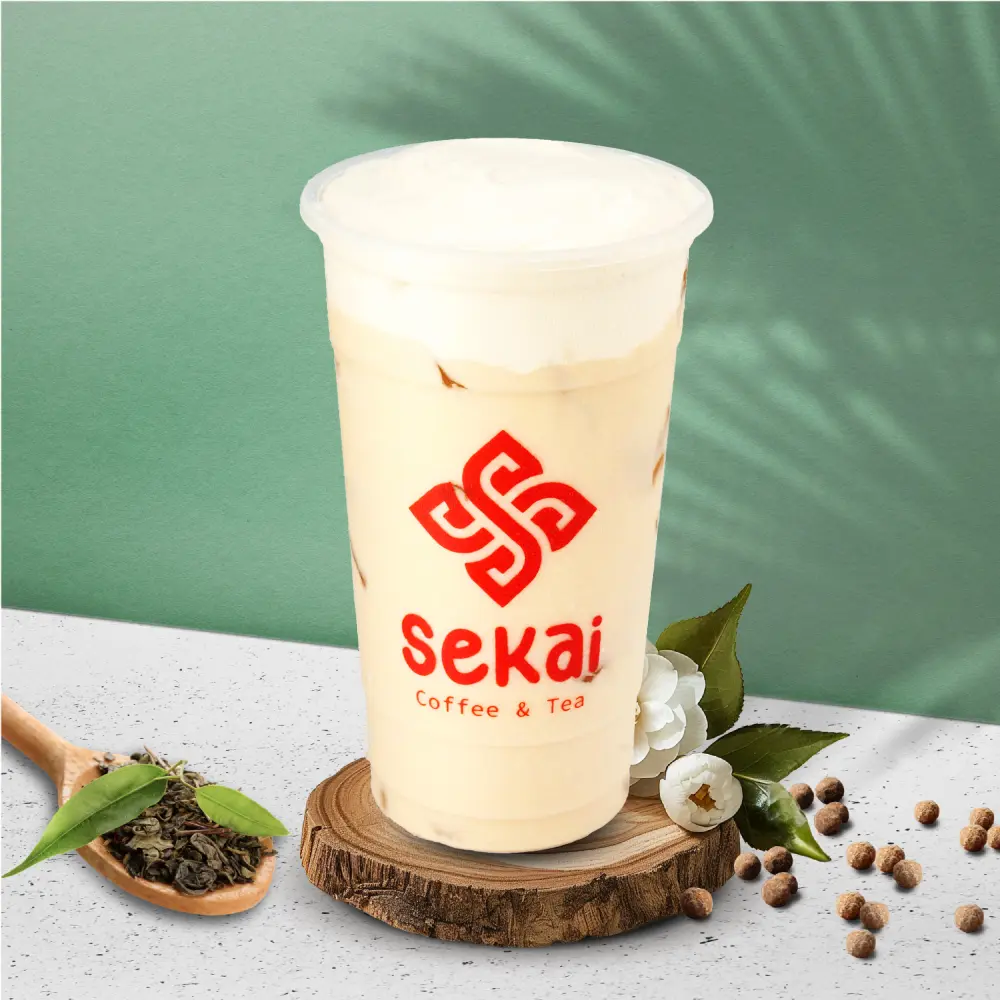 Hình ảnh Trà Sữa Gạo Nhật Kem Phô Mai