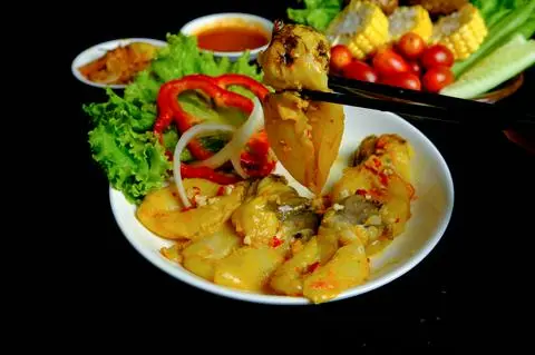 Hình ảnh Mực ướp muối ớt chưa nướng
