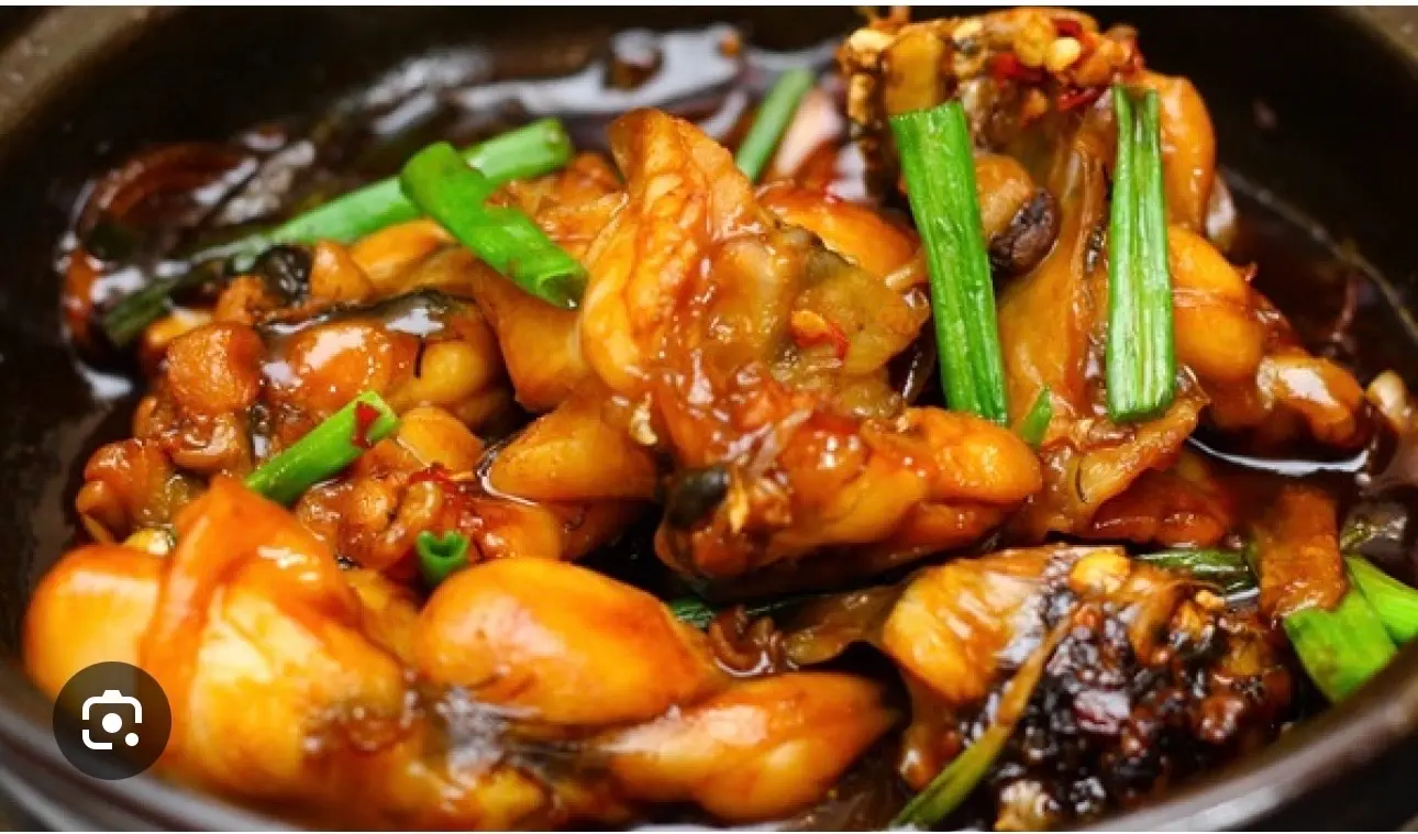 Hình ảnh ( cay nồng )phần Ếch 2 con To - 1 cháo lá dứa