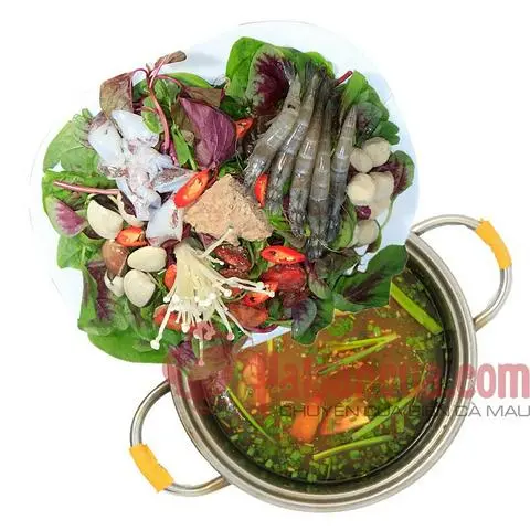 Hình ảnh Lẩu cua đồng hải sản 