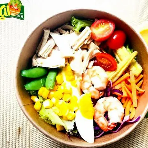 Hình ảnh Salad tôm - ức gà
