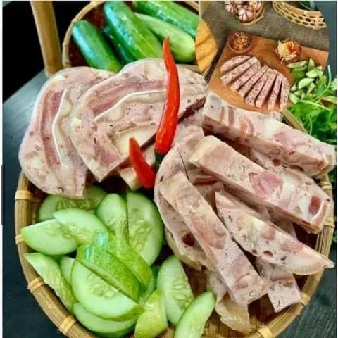 Hình ảnh Giò thủ  500g-Tặng 1 ổ bánh mì không kẻm rau dưa muối tiêu