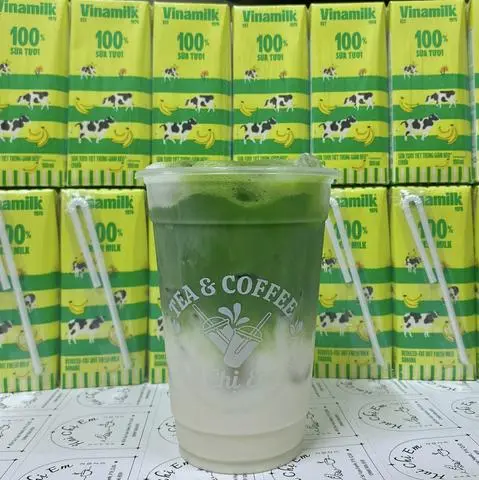 Hình ảnh Matcha sữa chuối
