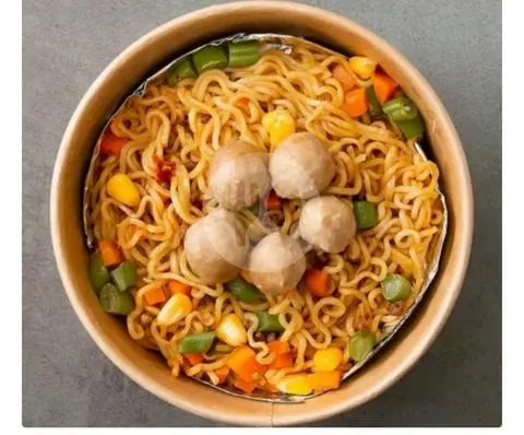 Hình ảnh Mì trộn bò viên