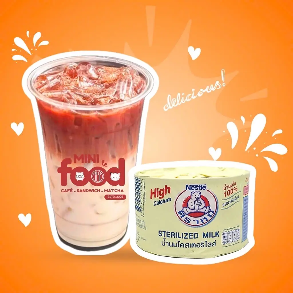 Hình ảnh Trà Thái Đỏ sữa Gấu (L)